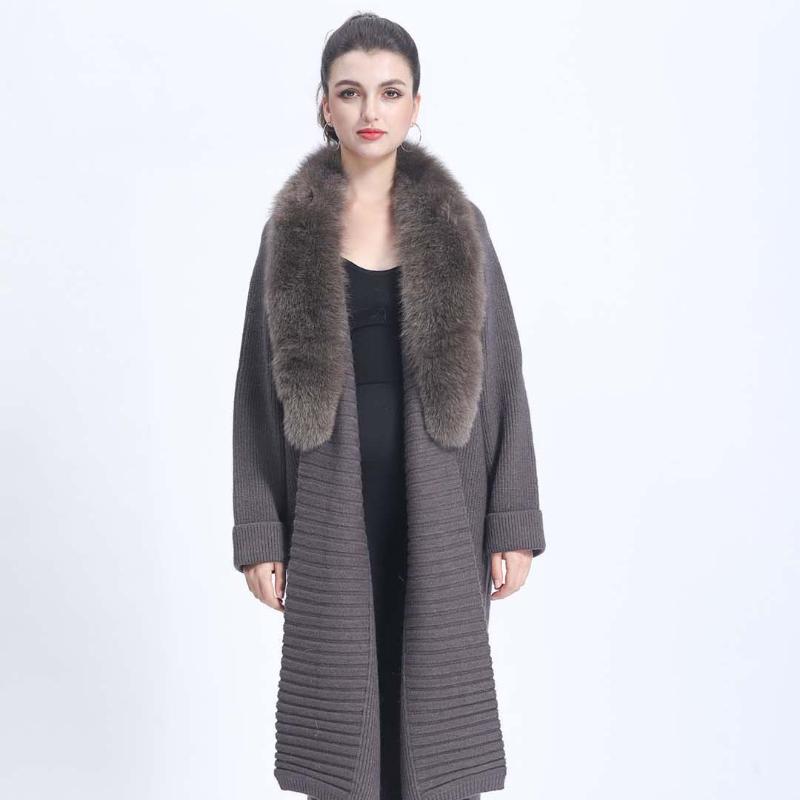 Women's Fur & Faux 2021 Janefur Winter Kintted Coat Wide Packet Woman Belt Style Female Overcoat, Black
Women's Fur & Faux 2021 Janefur Winter Kintted Coat Wide Packet Woman Belt Style Female Overcoat, Black