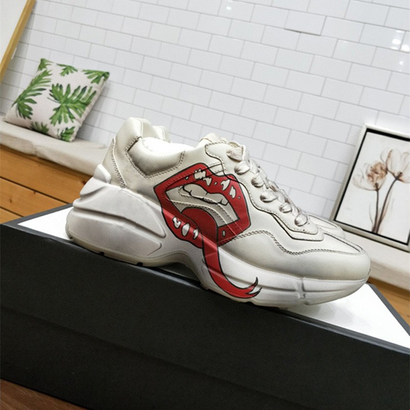 2022 Thick Sole Mens Sneakers Comfortable Breathable Womens Flat Shoes Cowhide Non-slip Fashion Men's Casual Rhyton Shoes Big Size dfbdzb, Strawberry
2022 Thick Sole Mens Sneakers Comfortable Breathable Womens Flat Shoes Cowhide Non-slip Fashion Men's Casual Rhyton Shoes Big Size dfbdzb, Strawberry