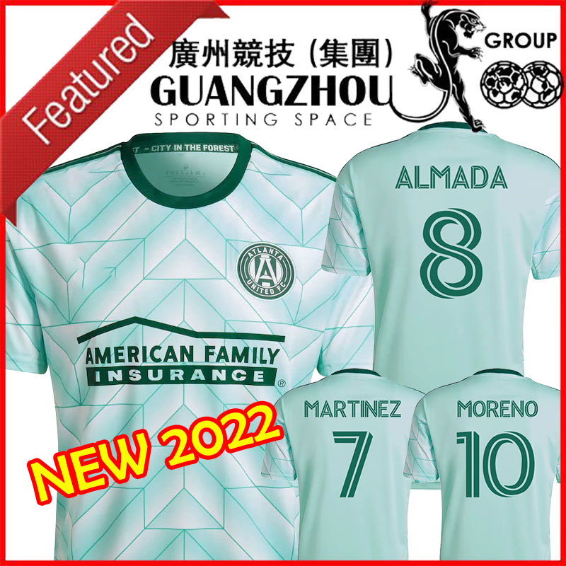 2022 2023 Atlanta United FC MLS Soccer Jersey MARTINEZ ALMADA MORENO 22 23 Away Mint Forest Kit Men Football Shirt Uniform ARAUJO SOSA IBARRA DAMM MULRANEY LOPEZ
2022 2023 Atlanta United FC MLS Soccer Jersey MARTINEZ ALMADA MORENO 22 23 Away Mint Forest Kit Men Football Shirt Uniform ARAUJO SOSA IBARRA DAMM MULRANEY LOPEZ