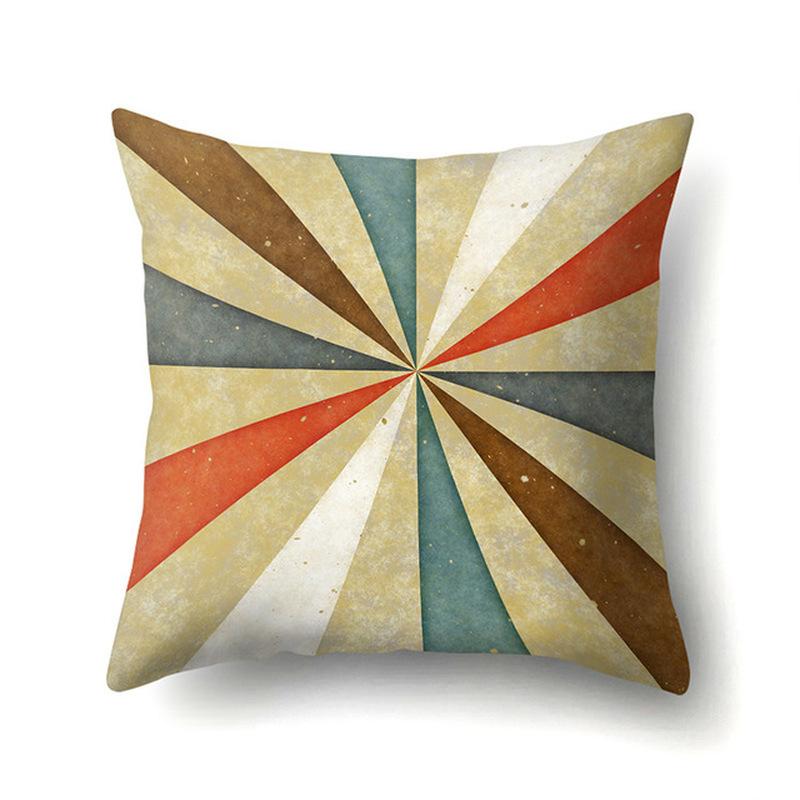 Twill Pattern Pillowcase, Square Linen Pillowcase, Bedroom Decorative Pillowcase for Home Hotel Car, Size 45cmx45cm. Pillow Case