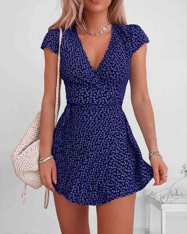 dress women summer casual fashion v-neck short sleeve floral printing high waist mini dresses oversized ladies dress, Black;gray
dress women summer casual fashion v-neck short sleeve floral printing high waist mini dresses oversized ladies dress, Black;gray