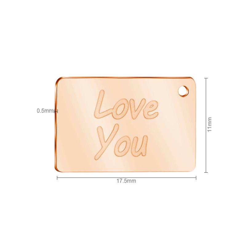 Chains Envelope Locket Necklace With Stainless Steel Gold Silver Color Love You Secret Message Pendant For MOTHER039s Day Gift