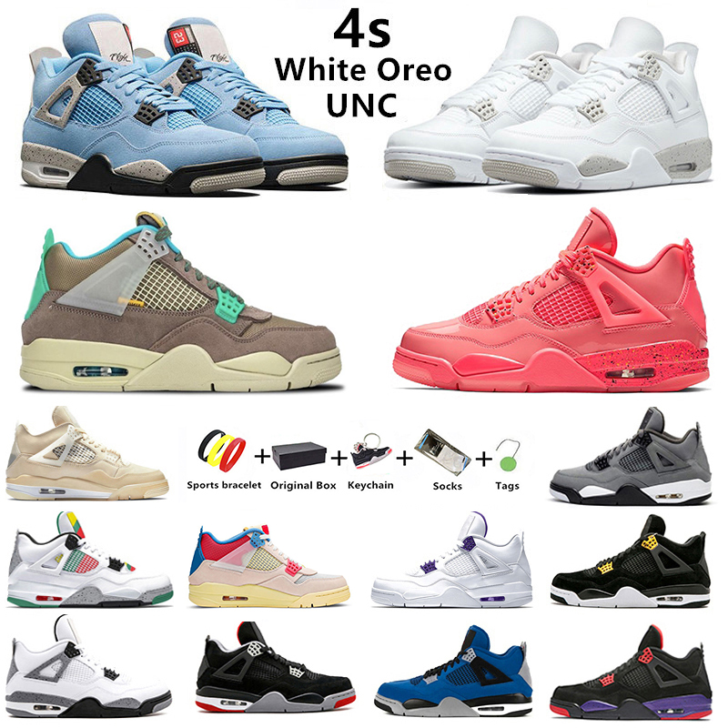 Pure Money Jumpman 4s mens basketball shoes 4 UNC Royalty White Oreo sail Taupe Haze Cactus Jack TS Metallic men women trainer sports sneakers Lightning Bred With box, Color#18
Pure Money Jumpman 4s mens basketball shoes 4 UNC Royalty White Oreo sail Taupe Haze Cactus Jack TS Metallic men women trainer sports sneakers Lightning Bred With box, Color#18