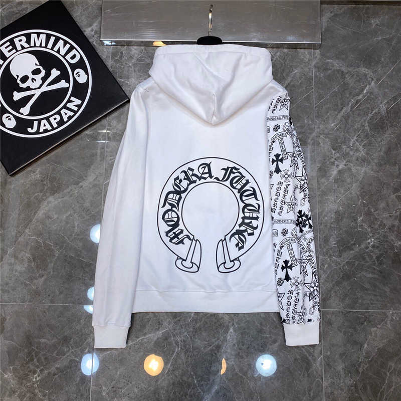 Chromes Ch Crojia Flower Arm Sanskrit Cross Print Pullover Hooded Sweater for Men and Women, Black
Chromes Ch Crojia Flower Arm Sanskrit Cross Print Pullover Hooded Sweater for Men and Women, Black