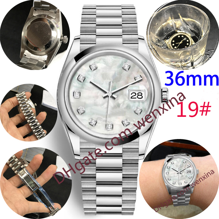 20 Quality Deluxe Mens watch Diamond Watch 36mm Classic montre de luxe 2813 automatic Mechanical stainless steel Waterproof Woman Watches, 01
20 Quality Deluxe Mens watch Diamond Watch 36mm Classic montre de luxe 2813 automatic Mechanical stainless steel Waterproof Woman Watches, 01