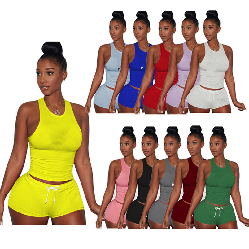 Summer women cotton two piece set outfits plus size 2XL tracksuits solid color sportswear sleeveless tank top shorts black jogger suit 4485, Yellow
Summer women cotton two piece set outfits plus size 2XL tracksuits solid color sportswear sleeveless tank top shorts black jogger suit 4485, Yellow