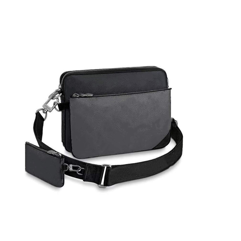 Genuine Leather Trio Messenger Bag Men Crossbody Shoulder Bags Luxury Designer Double-Sided Color 3pcs Wallet Purse, With logo
Genuine Leather Trio Messenger Bag Men Crossbody Shoulder Bags Luxury Designer Double-Sided Color 3pcs Wallet Purse, With logo