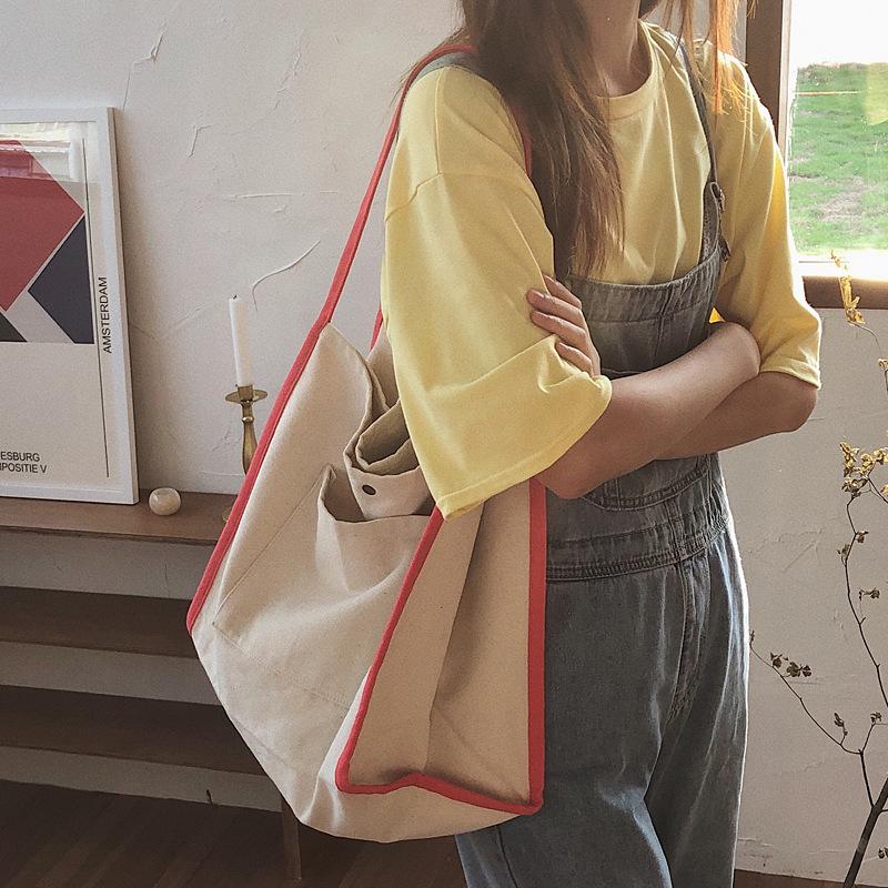 Youda New Canvas Shopping Bags for Women 2021 Large Capacity Conventional Totes Shoulder Bag Ladies Fashion Korean Book Handbags, Red
Youda New Canvas Shopping Bags for Women 2021 Large Capacity Conventional Totes Shoulder Bag Ladies Fashion Korean Book Handbags, Red