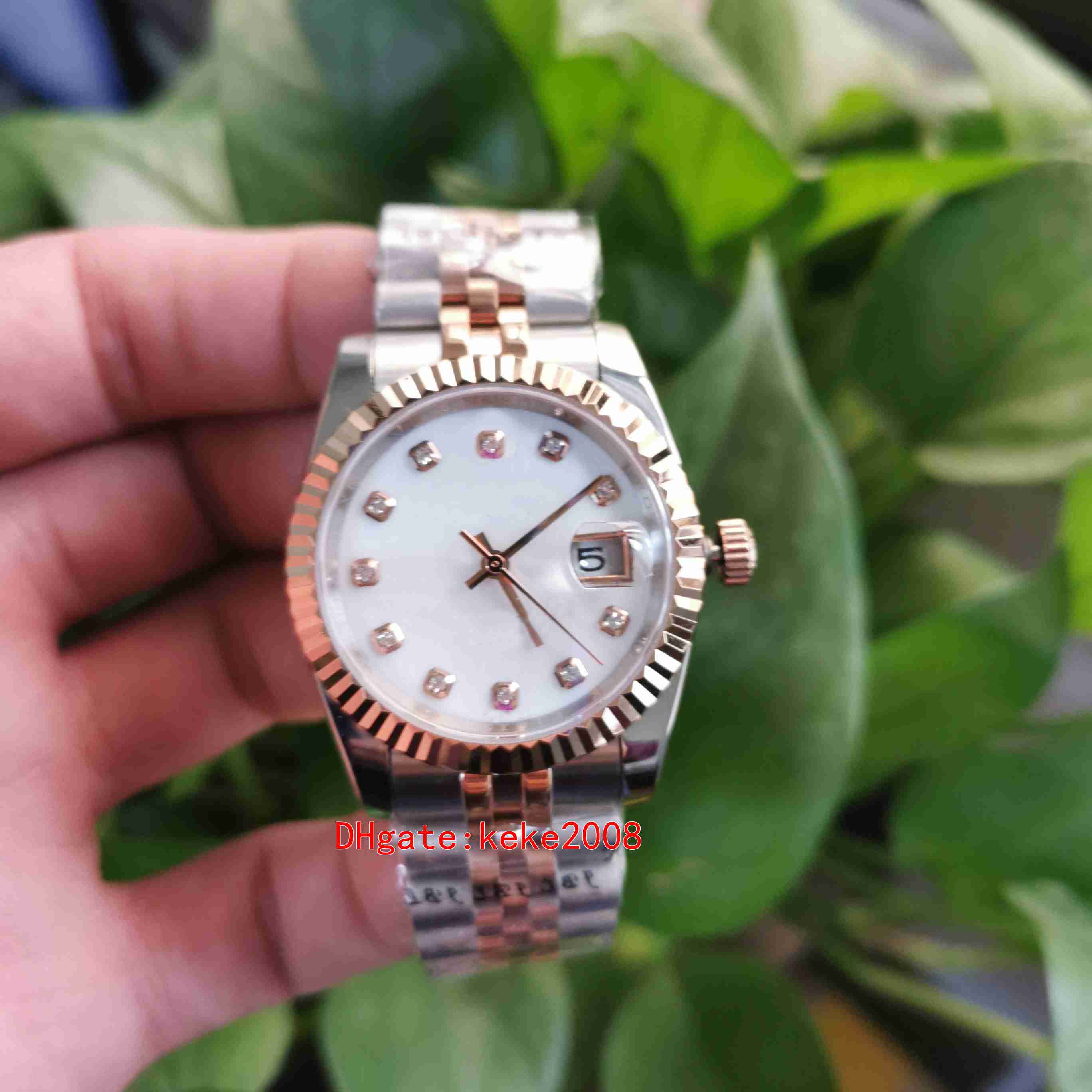 Top Quality BP Maker Wristwatches Ladies 31mm 36mm 179173 Diamond Rose Gold Stainless Steel jubilee 2813 Movement Mechanical Automatic Womens Watch Watches, No box papers
Top Quality BP Maker Wristwatches Ladies 31mm 36mm 179173 Diamond Rose Gold Stainless Steel jubilee 2813 Movement Mechanical Automatic Womens Watch Watches, No box papers