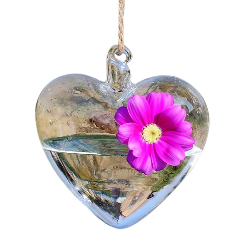 Vases Heart Shaped Glass Hanging Vase Bottle Terrarium Container Plant Flower Table Wedding Garden Decor
Vases Heart Shaped Glass Hanging Vase Bottle Terrarium Container Plant Flower Table Wedding Garden Decor