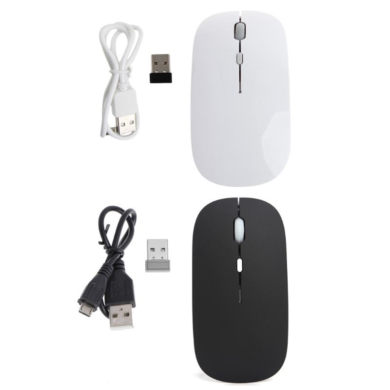 2.4G Wireless Mouse for Laptop PC USB Rechargeable Silent Mute Optical Mouse Wireless