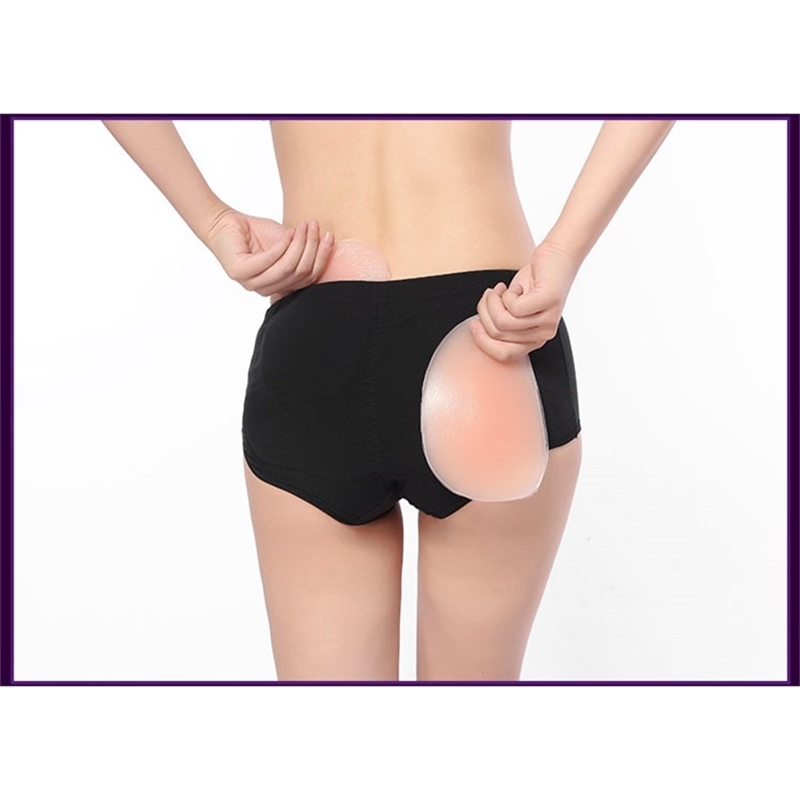 Silicone Butt Lifter Padded Shaper Sexy Women Underwear Removable Inserts Control Panties Enhancers Knickers Control Waist
