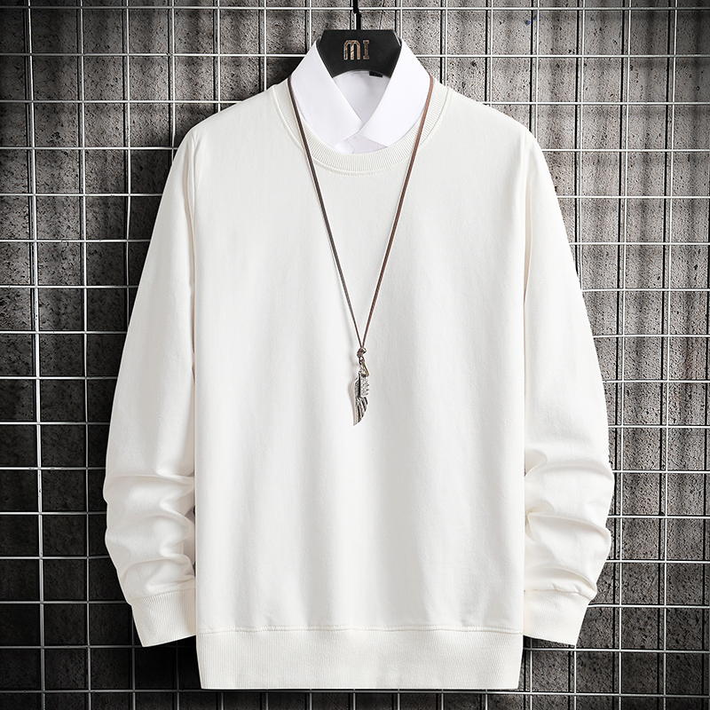 Solid Hoodie Sweatshirts Men Cotton Pullover Streetwear Oversize Hip Hop Hoodies Men Clothing O Neck Black White Basic Hoodies 201127