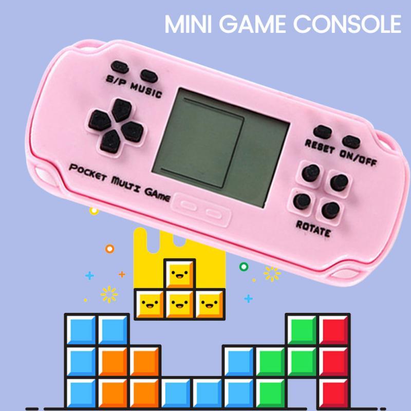 Portable Game Players Children Gifts Mini Tetris Handheld Console Nostalgic Children's