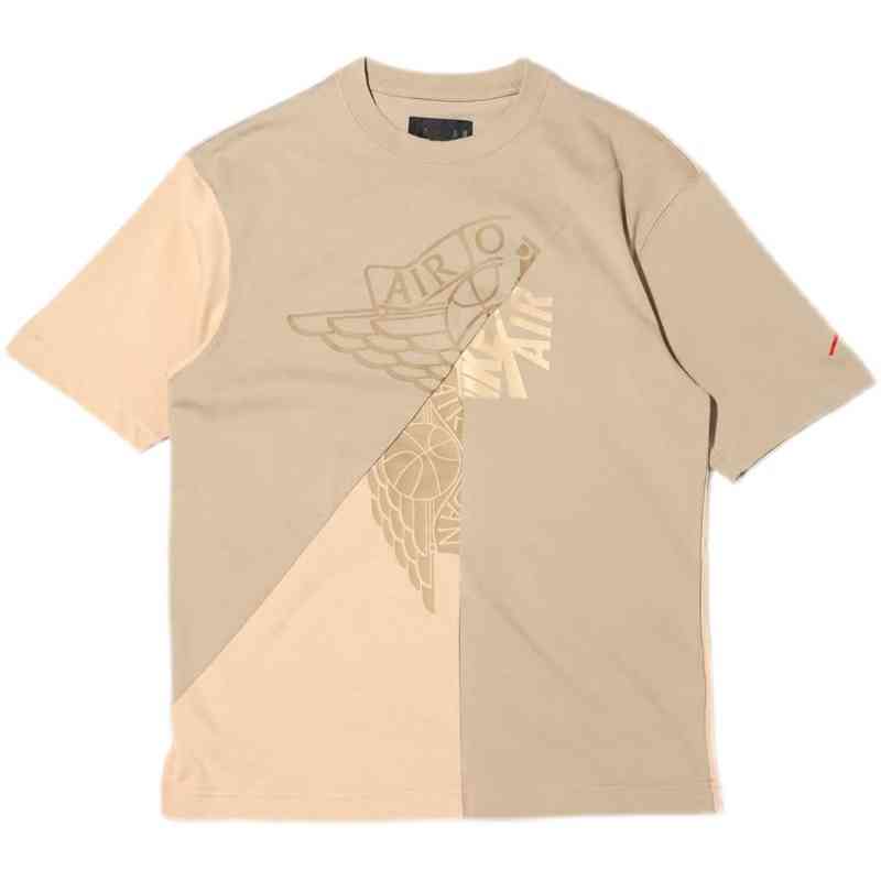 Travis Scott Co Branded Ts Stitching Print Sports Fashion Brand Versatile Ins Khaki Fog Short Sleeve T-shirt, Point collection plus recommended priority delive
Travis Scott Co Branded Ts Stitching Print Sports Fashion Brand Versatile Ins Khaki Fog Short Sleeve T-shirt, Point collection plus recommended priority delive