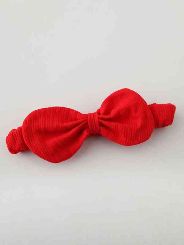 Peninsula Baby Button Front Peter Pan Collar Bodysuit With Headband SHE