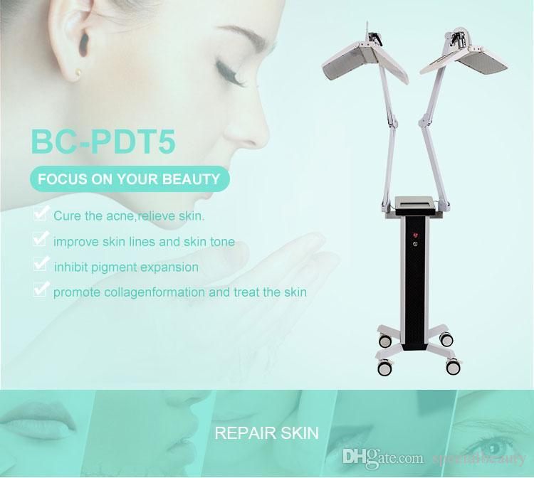 IPL Machine Double handles LED PDT for acne scar wrinkle treatment skin whiten and tighten