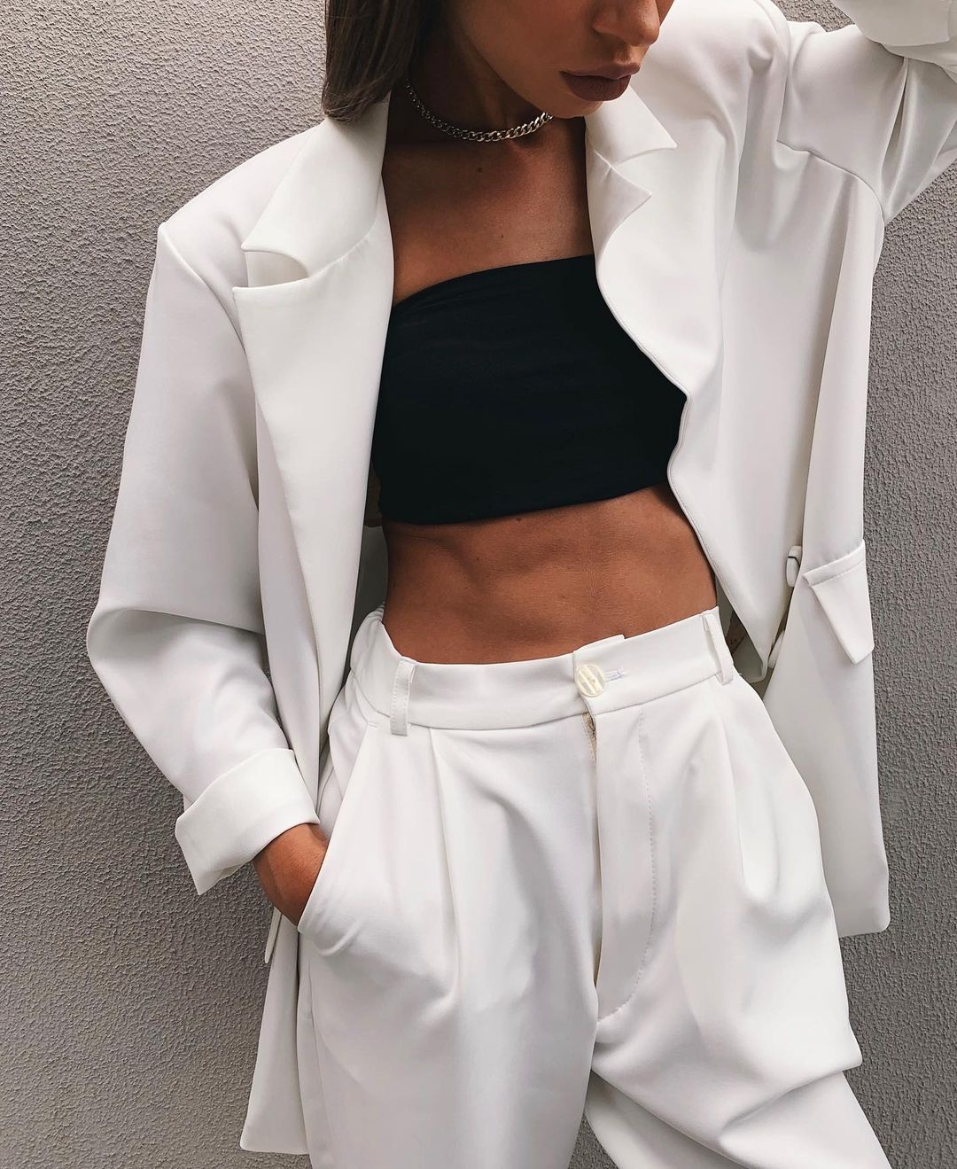 Summe White Women Blazer Suits Bridal Lady Wear Loose Double Breasted Jacket 2 Pieces Party Evening For Wedding