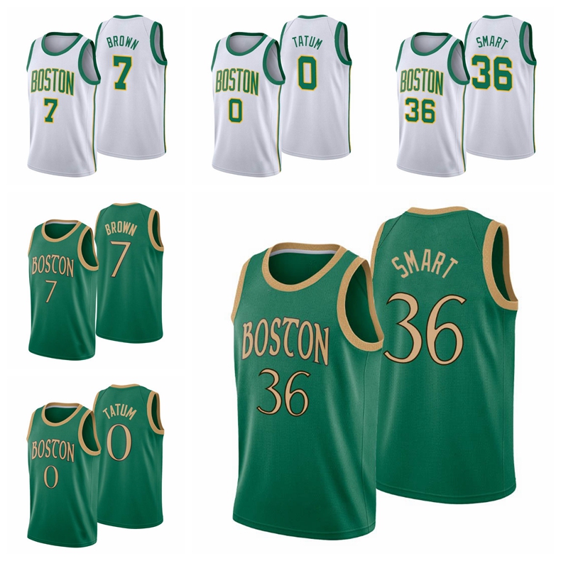 2021 BostonCelticsMen's Jayson Jaylen Brown Marcus Tatum Smart City Kelly Basketball Green Swingman White Jersey
2021 BostonCelticsMen's Jayson Jaylen Brown Marcus Tatum Smart City Kelly Basketball Green Swingman White Jersey