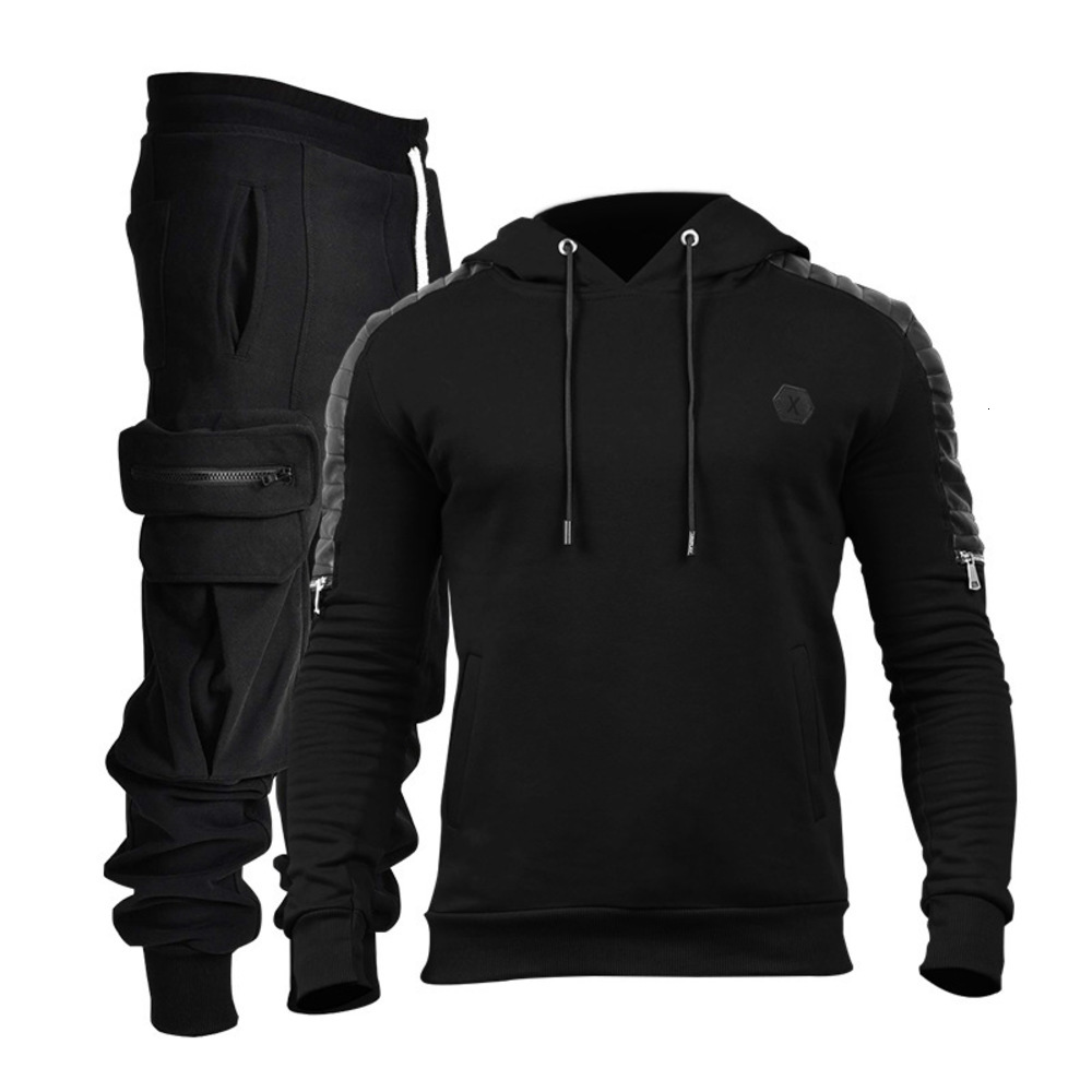 Men's fitness winter new running Pullover Hooded Sweater long sleeve trousers sportswear casual suit, Gray
Men's fitness winter new running Pullover Hooded Sweater long sleeve trousers sportswear casual suit, Gray