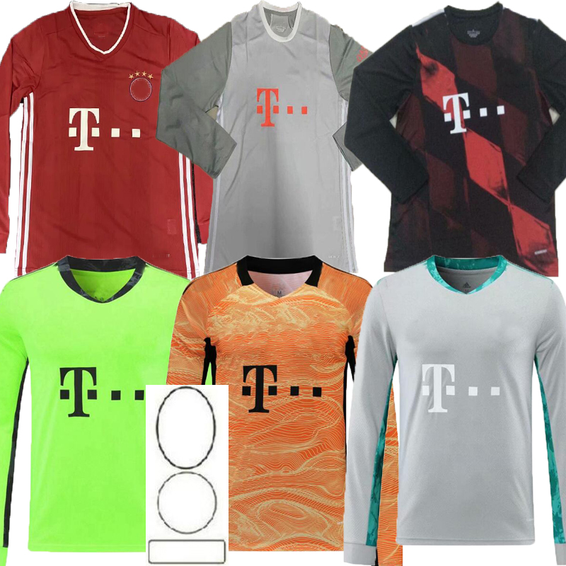NEUER Long sleeve 20 21 22 BaYern soccer jerseys LEWANDOWSKI SANE 2021 2022 muNich football shirt HERNANDEZ GORETZKA GNABRY camisa de futebol top kits goalkeeper, 2020;home
NEUER Long sleeve 20 21 22 BaYern soccer jerseys LEWANDOWSKI SANE 2021 2022 muNich football shirt HERNANDEZ GORETZKA GNABRY camisa de futebol top kits goalkeeper, 2020;home