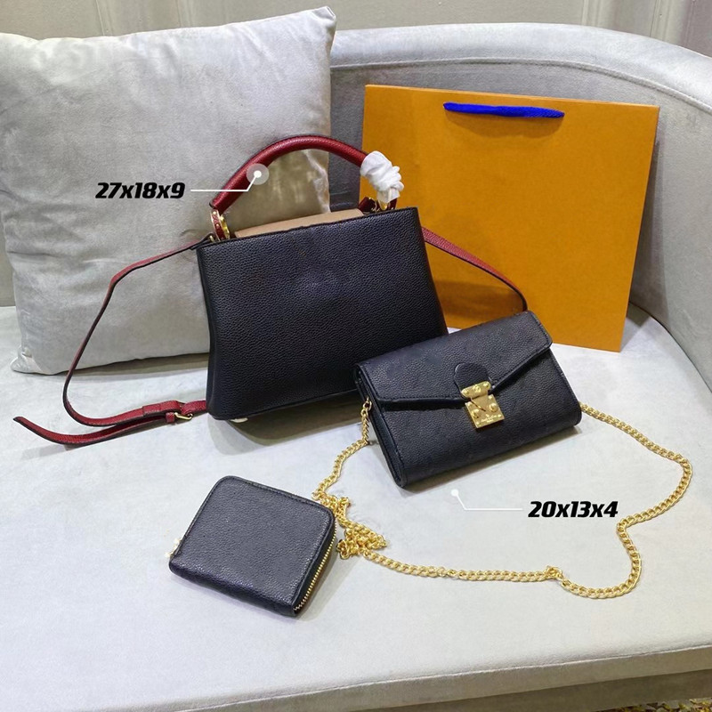 Fashion star combination high quality Lou vdeng women's bag Vintage luxury designer original Leather Messenger Shoulder zipper portable (three in one) SSS, Split
Fashion star combination high quality Lou vdeng women's bag Vintage luxury designer original Leather Messenger Shoulder zipper portable (three in one) SSS, Split