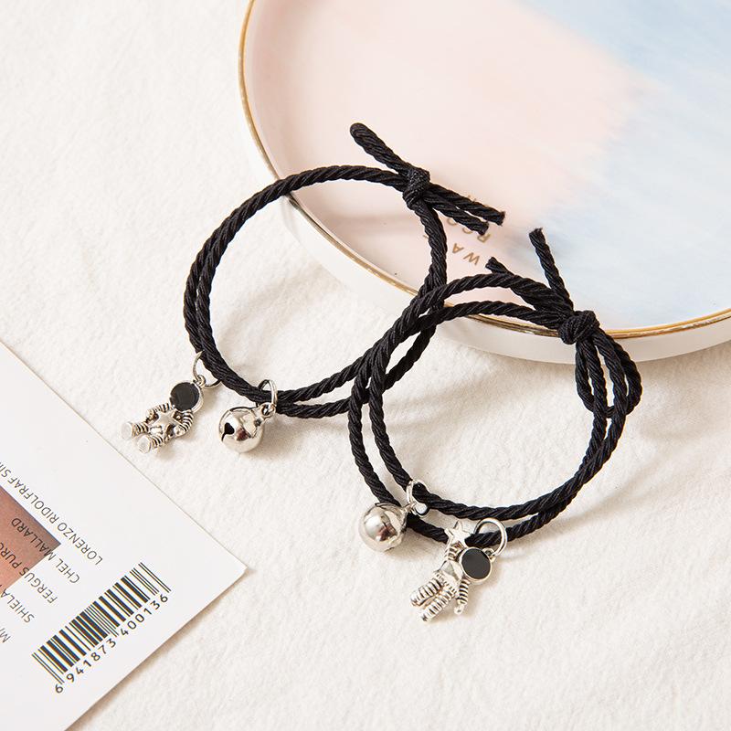 Link, Chain 2pcs/set Simple Weaving Astronaut Rope Bracelet Women Thread Distance Magnetic Friendship Couple Jewelry Lover Gift
Link, Chain 2pcs/set Simple Weaving Astronaut Rope Bracelet Women Thread Distance Magnetic Friendship Couple Jewelry Lover Gift