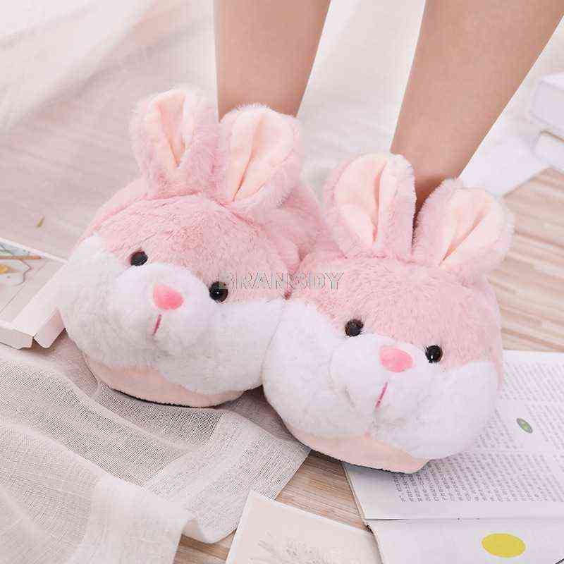 Women Winter Slippers Cute Pink Bunny Cartoon Design Warm Home Plush Head Silent Indoor Floor Adult Girl Lady House Shoes H1109
Women Winter Slippers Cute Pink Bunny Cartoon Design Warm Home Plush Head Silent Indoor Floor Adult Girl Lady House Shoes H1109