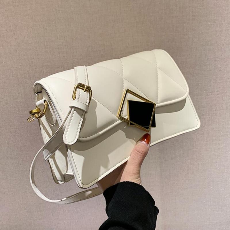 Lattice Square Crossbody bag 2021 Fashion New High-quality PU Leather Women's Designer Handbag Travel Shoulder Messenger Bag, Black 
Lattice Square Crossbody bag 2021 Fashion New High-quality PU Leather Women's Designer Handbag Travel Shoulder Messenger Bag, Black