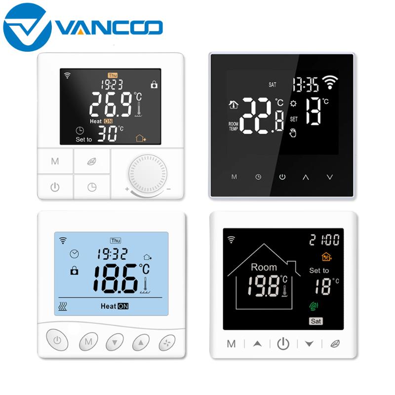 Smart Home Control Vancoo Tuya Wifi Thermostat 220V Temperature Controller Electric Heating Digital Thermoregulator 
Smart Home Control Vancoo Tuya Wifi Thermostat 220V Temperature Controller Electric Heating Digital Thermoregulator