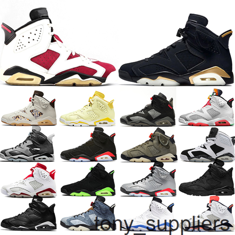2021 Jumpman Men Basketball Shoes 6 6s Carmine DMP Black Infrared Washed Denim UNC Mens Trainers Sports Sneakers Size 40-47
2021 Jumpman Men Basketball Shoes 6 6s Carmine DMP Black Infrared Washed Denim UNC Mens Trainers Sports Sneakers Size 40-47