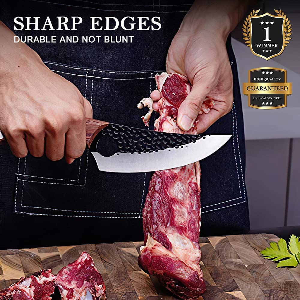 5.5" Meat Cleaver Hunting Viking Knife Handmade Forged Boning ,Serbian Chef Knives Stainless Steel Kitchen Fish tools
5.5" Meat Cleaver Hunting Viking Knife Handmade Forged Boning ,Serbian Chef Knives Stainless Steel Kitchen Fish tools