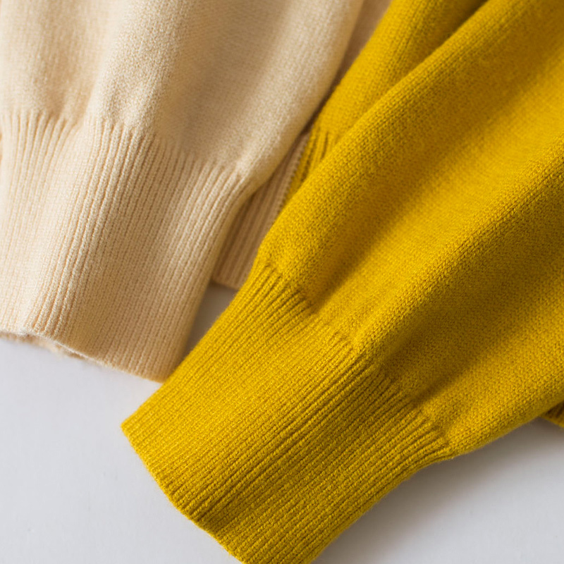 Cashmere Knitted Sweater Women Coloured cashmere sweater Pullovers Turtleneck Sweaters 210218