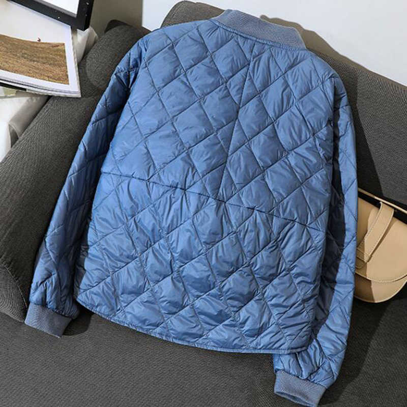 SEDUTMO Winter Duck Down Jackets Women Oversize Ultra Light Coat Short Casual Bomber Autumn Fashion Parkas ED1200 211018