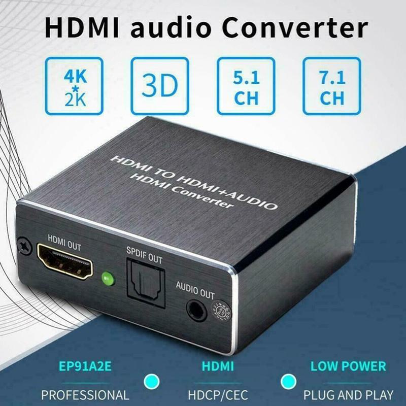 2021NEW High Quality Compatible With Audio Extractor Splitter To Audio Extractor Optical 4K*2K 5.1CH 7.1CH FAST Ship
2021NEW High Quality Compatible With Audio Extractor Splitter To Audio Extractor Optical 4K*2K 5.1CH 7.1CH FAST Ship