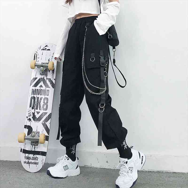 Womens Pants Trend Loose Autumn And Winter Style Plus Size Womens Casual High Waist Slimming Zipper Overalls, Black;white
Womens Pants Trend Loose Autumn And Winter Style Plus Size Womens Casual High Waist Slimming Zipper Overalls, Black;white