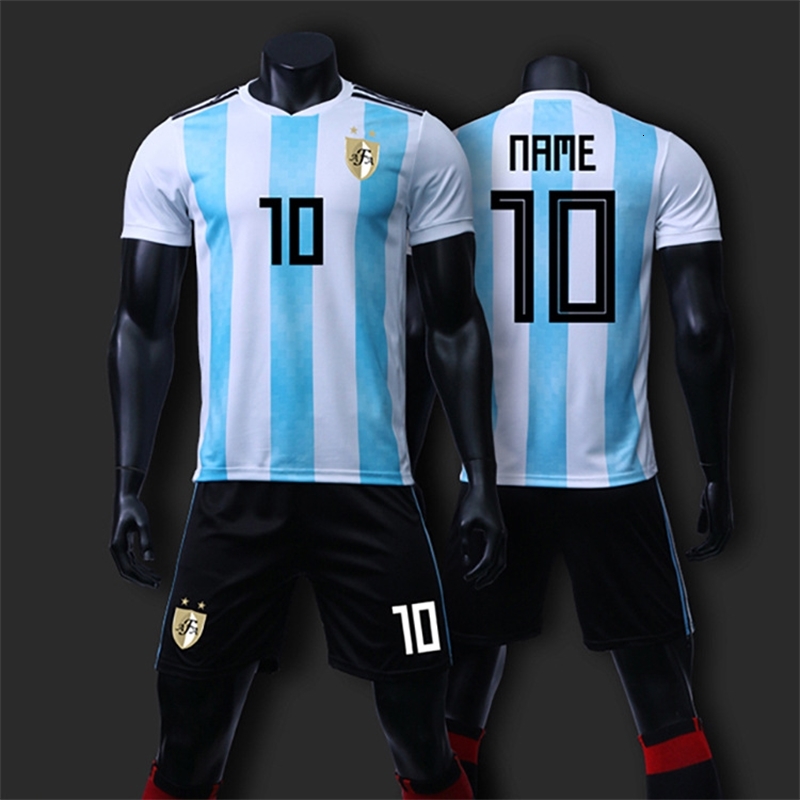 Argentina football suit men's match training kit DIY ball children's adult sports soccer shirt, Argan t main light board
Argentina football suit men's match training kit DIY ball children's adult sports soccer shirt, Argan t main light board