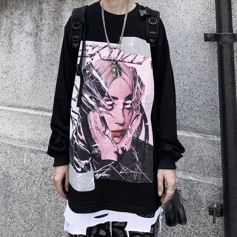 Hip-hop sweatshirt Korea Ulzzang women loose long sleeve streetwear tops Vintage punk gothic casual Harajuku clothing 210608, Black
Hip-hop sweatshirt Korea Ulzzang women loose long sleeve streetwear tops Vintage punk gothic casual Harajuku clothing 210608, Black