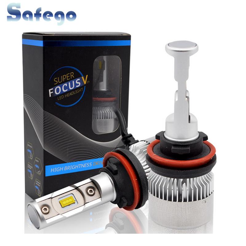 Car Headlights Safego H11 LED Headlight Bulbs H7 H4 CSP Chips 70W 6000LM 6000K Auto Headlamp 12v Fog Light Bulb
Car Headlights Safego H11 LED Headlight Bulbs H7 H4 CSP Chips 70W 6000LM 6000K Auto Headlamp 12v Fog Light Bulb