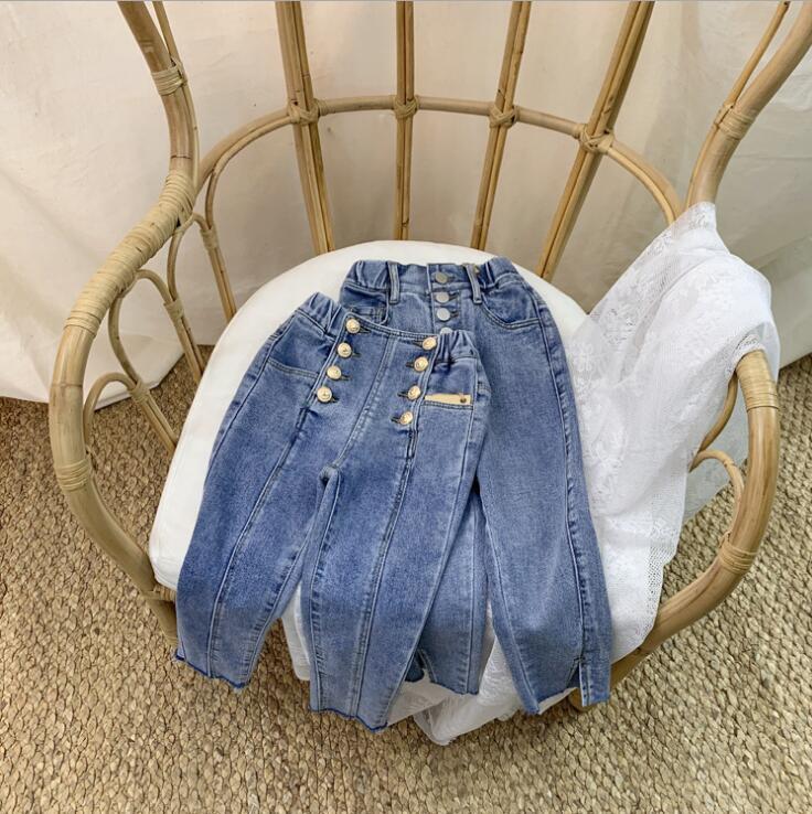 2021 new wholesale girls denim pants fashion spring girls jean pants 3-9t A339, Blue
2021 new wholesale girls denim pants fashion spring girls jean pants 3-9t A339, Blue