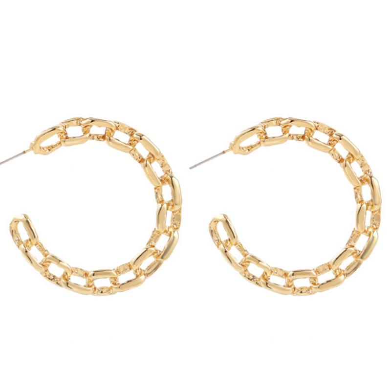 Hoop & Huggie Metal Hollow Out Punk Hip-hop Cuba Chain Gothic Earrings For Fashion Women Accessories 2021 Geometric Gold Earings Brincos
Hoop & Huggie Metal Hollow Out Punk Hip-hop Cuba Chain Gothic Earrings For Fashion Women Accessories 2021 Geometric Gold Earings Brincos