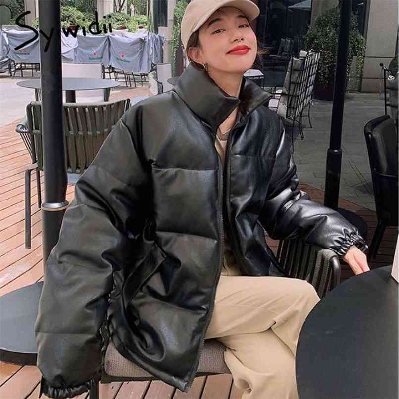 PU woman parkas Faux leather winter jacket black plus size clothing for women korean coats Cotton Liner fashion 210607, Beige
PU woman parkas Faux leather winter jacket black plus size clothing for women korean coats Cotton Liner fashion 210607, Beige