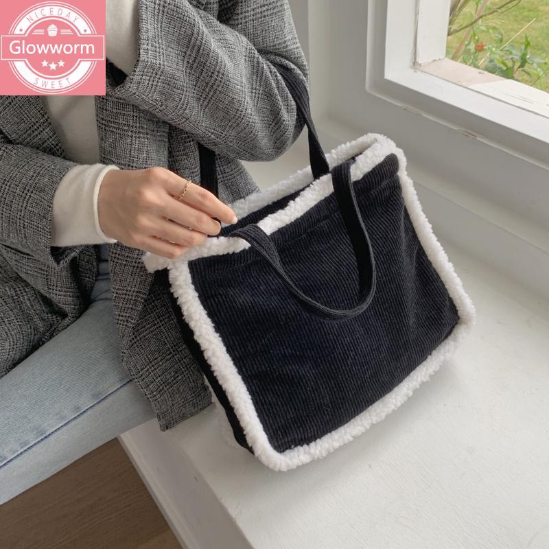 Casual Corduroy Large Totes Women Handbags Soft Plush Lady Shoulder Bags Faux Fur Shopper Bag Female Big Purses Winter Sac 2021, Black
Casual Corduroy Large Totes Women Handbags Soft Plush Lady Shoulder Bags Faux Fur Shopper Bag Female Big Purses Winter Sac 2021, Black