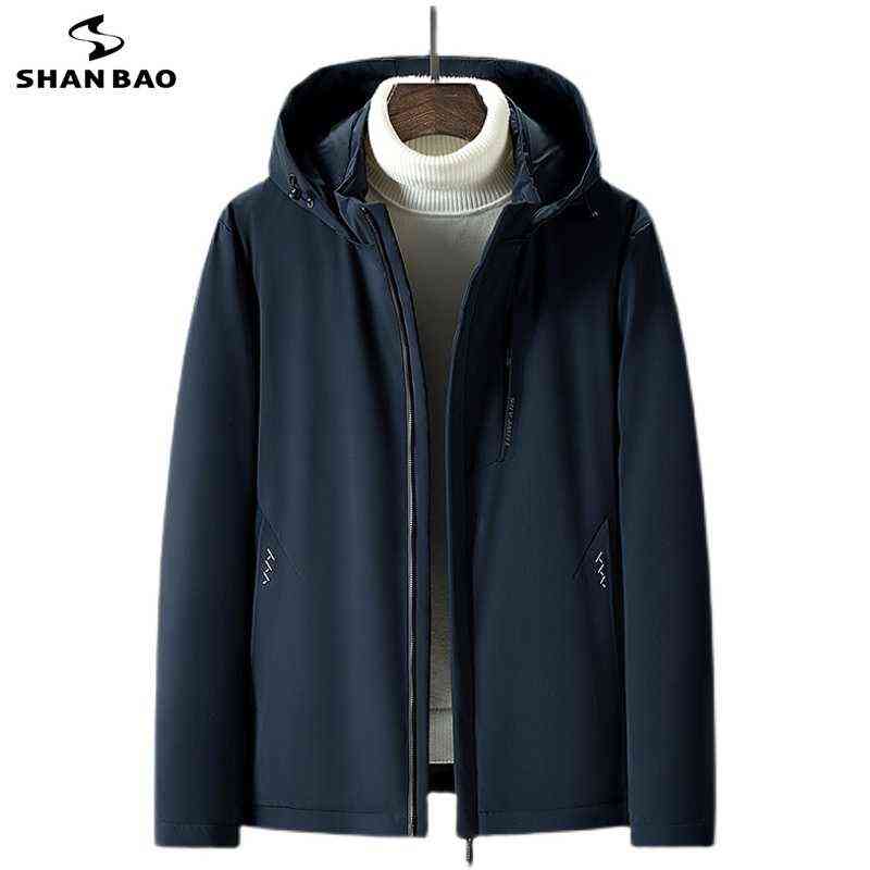 SHAN BAO 2021 winter brand high quality 90% white duck down thick warm hooded down jacket business casual men's down coat Y1103, Navy blue
SHAN BAO 2021 winter brand high quality 90% white duck down thick warm hooded down jacket business casual men's down coat Y1103, Navy blue