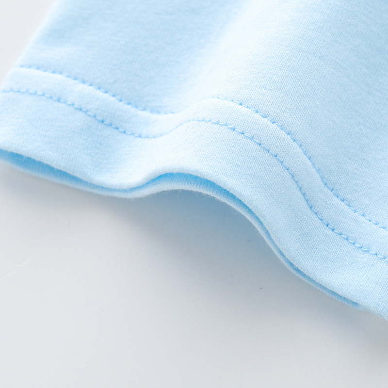 summer new fashion brand style kids clothes boys and girls shortsleeved cotton striped top tshirt jumpsuit