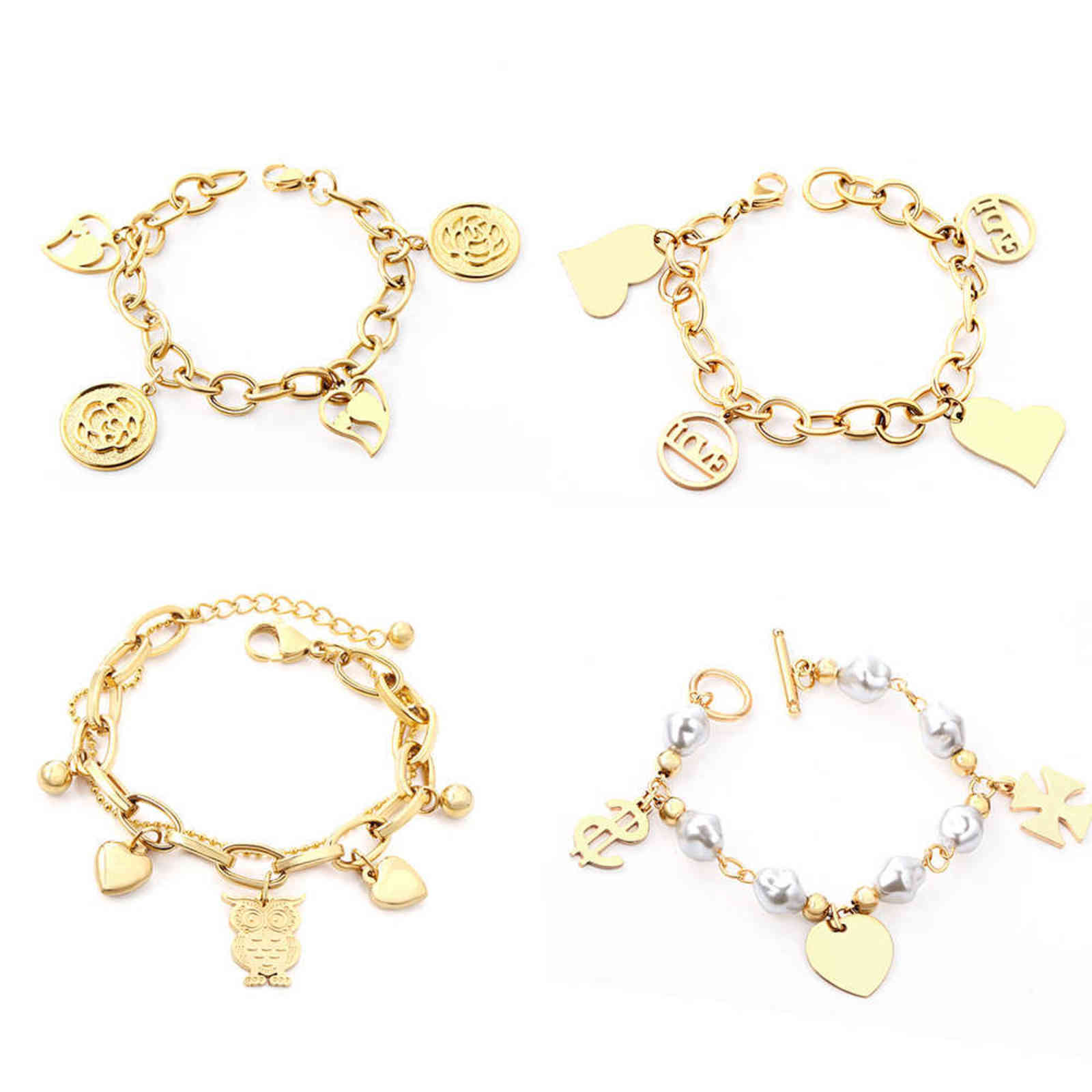 Luxukisskids Heart Love Stainless Steel 2021 New Chain Women Bracelets Gold Bracelet Clasp Bangles Jewelry Charms for Girls
Luxukisskids Heart Love Stainless Steel 2021 New Chain Women Bracelets Gold Bracelet Clasp Bangles Jewelry Charms for Girls