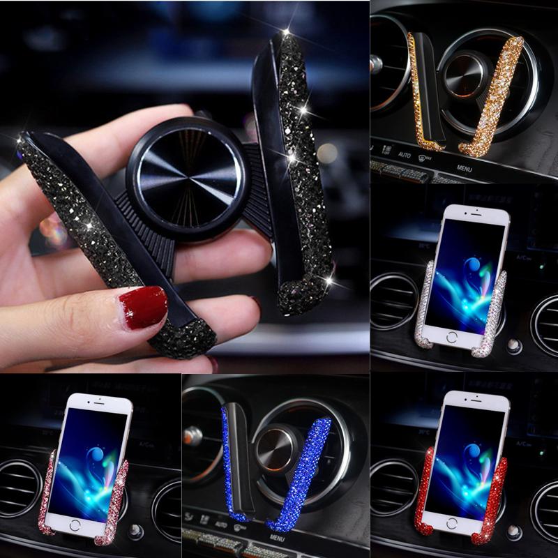 Car Organizer Diamond-studded Phone Holder Crystal Multi-function Air Outlet Stand Auto Rhinestone Universal Navigation Rack Stowing Tidying
Car Organizer Diamond-studded Phone Holder Crystal Multi-function Air Outlet Stand Auto Rhinestone Universal Navigation Rack Stowing Tidying