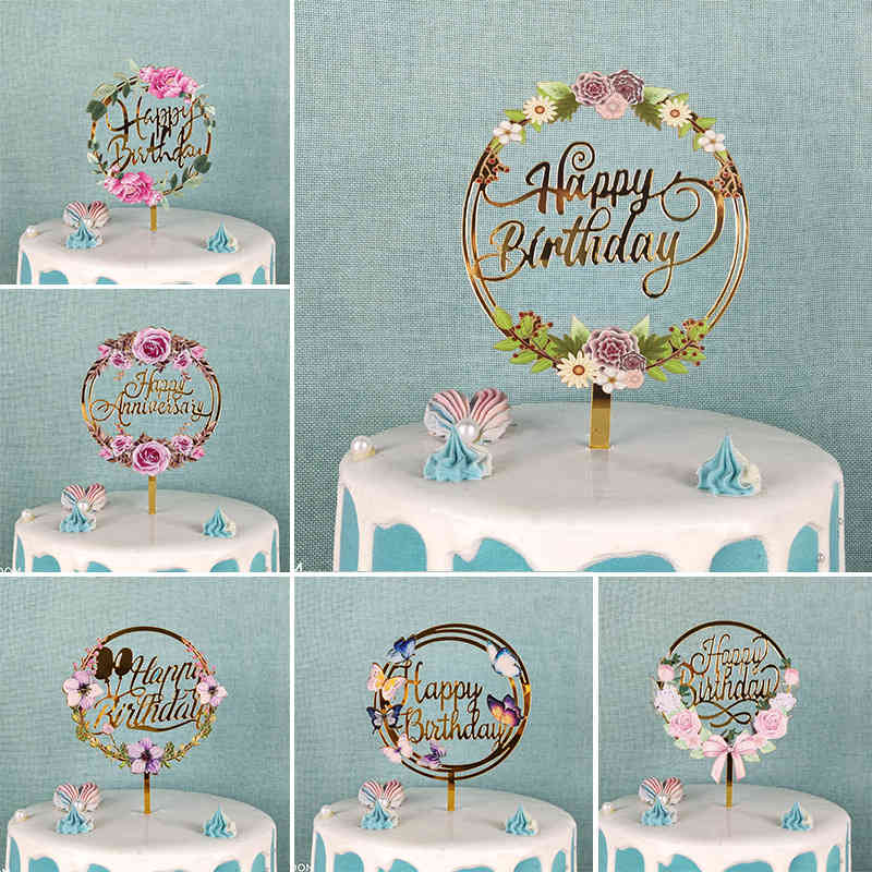 Acrylic Wreaths Christmas Cupcake Toppers Insert Baby Girl Happy Birthday Lace Letter Party Decor Kids Cake Accessories Supplies ZXFTL0232
Acrylic Wreaths Christmas Cupcake Toppers Insert Baby Girl Happy Birthday Lace Letter Party Decor Kids Cake Accessories Supplies ZXFTL0232