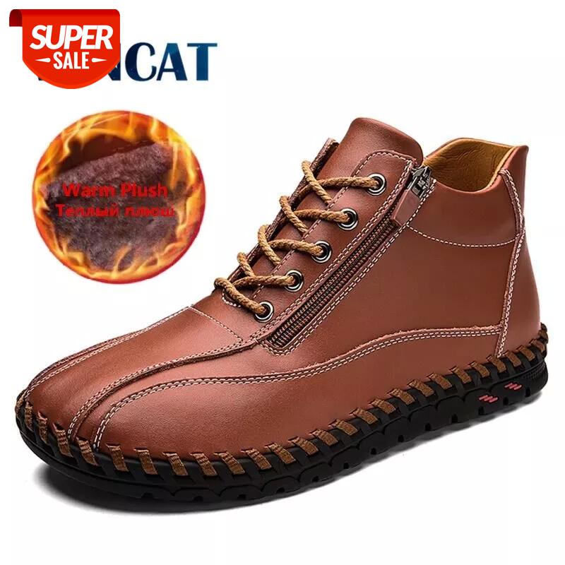 High Quality Split Leather Winter Men's Boots Warm Plush Men's Snow Boots Outdoor Comfortable Motorcycle Size 38-48 #me76
High Quality Split Leather Winter Men's Boots Warm Plush Men's Snow Boots Outdoor Comfortable Motorcycle Size 38-48 #me76