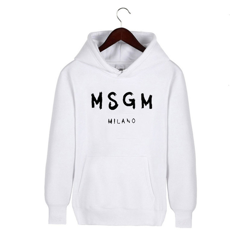 Msgm autumn and winter men' hooded sweater with cap and Pullover couple men' clothes with velvet jacket hoodies, Crew neck - white
Msgm autumn and winter men' hooded sweater with cap and Pullover couple men' clothes with velvet jacket hoodies, Crew neck - white